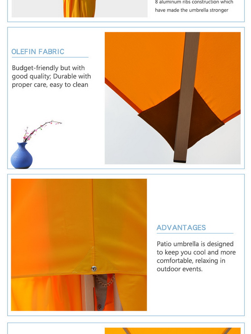 parasol de table de patio