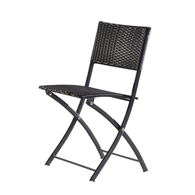 Bistro Garden extérieur, chaises de patio pliantes en osier