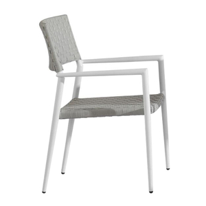 Chaises empilables blanches bon marché industrielles modernes de restaurant à vendre