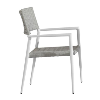 Chaises empilables blanches bon marché industrielles modernes de restaurant à vendre