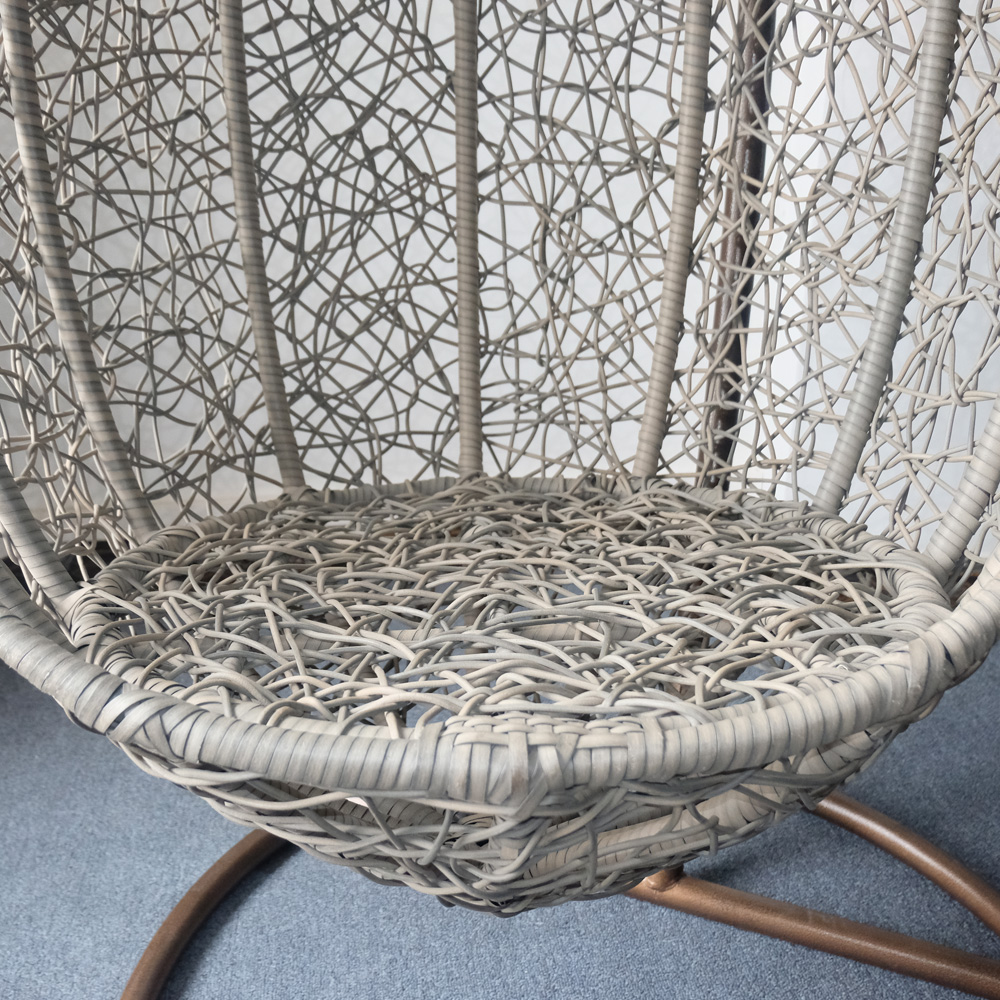 Balançoire pour chaise à oeufs suspendus en rotin