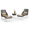 Ensemble de sofa de salon de jardin de rotin de jardin extérieur de restaurant