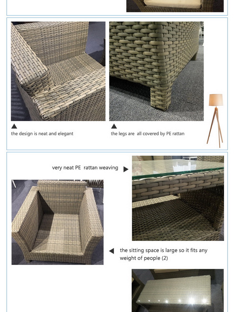 ensemble de canap&eacute; en osier