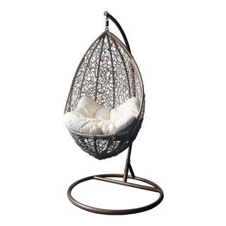 Balançoire pour chaise à oeufs suspendus en rotin
