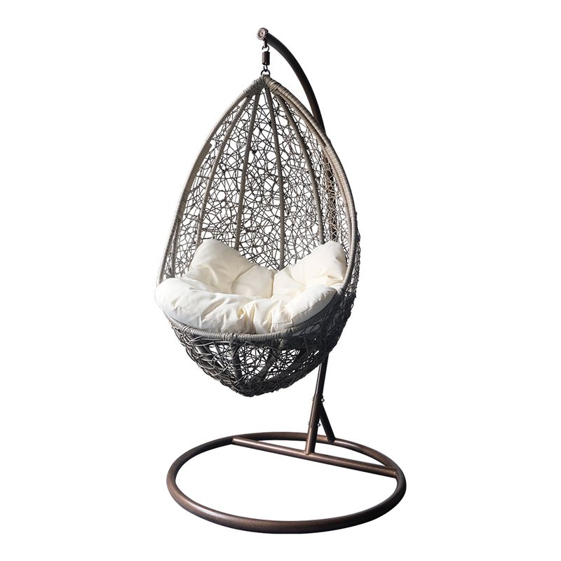 Balançoire pour chaise à oeufs suspendus en rotin