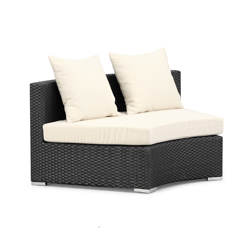 Ensembles modulaires extérieurs bon marché de sièges de coin modulaires extérieurs