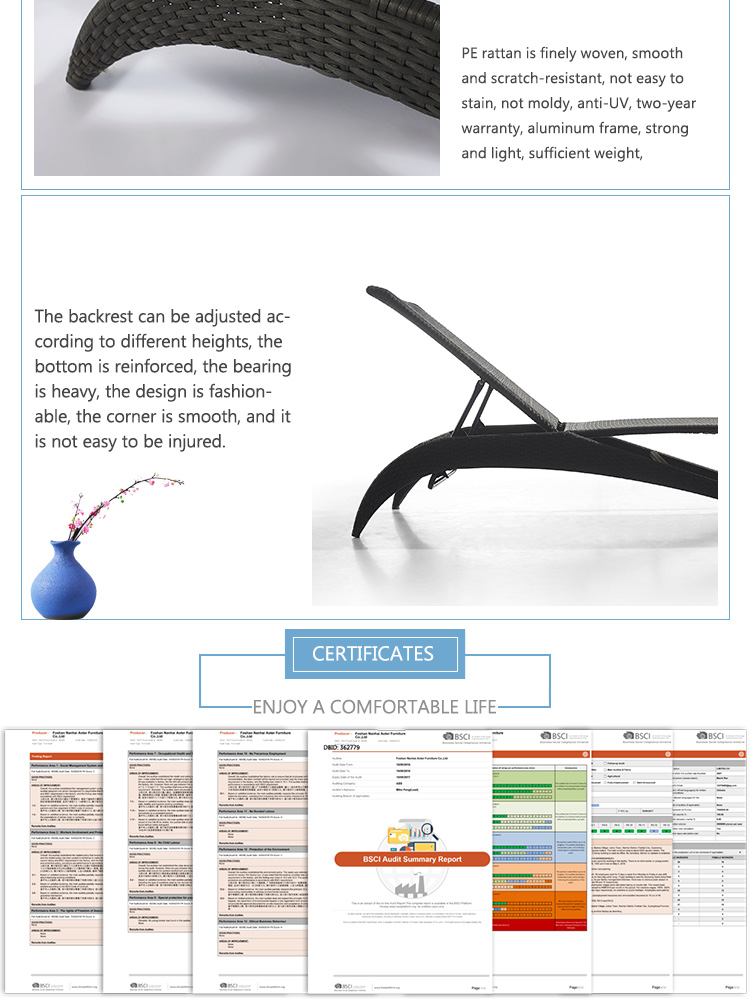 chaises longues d'ext&eacute;rieur