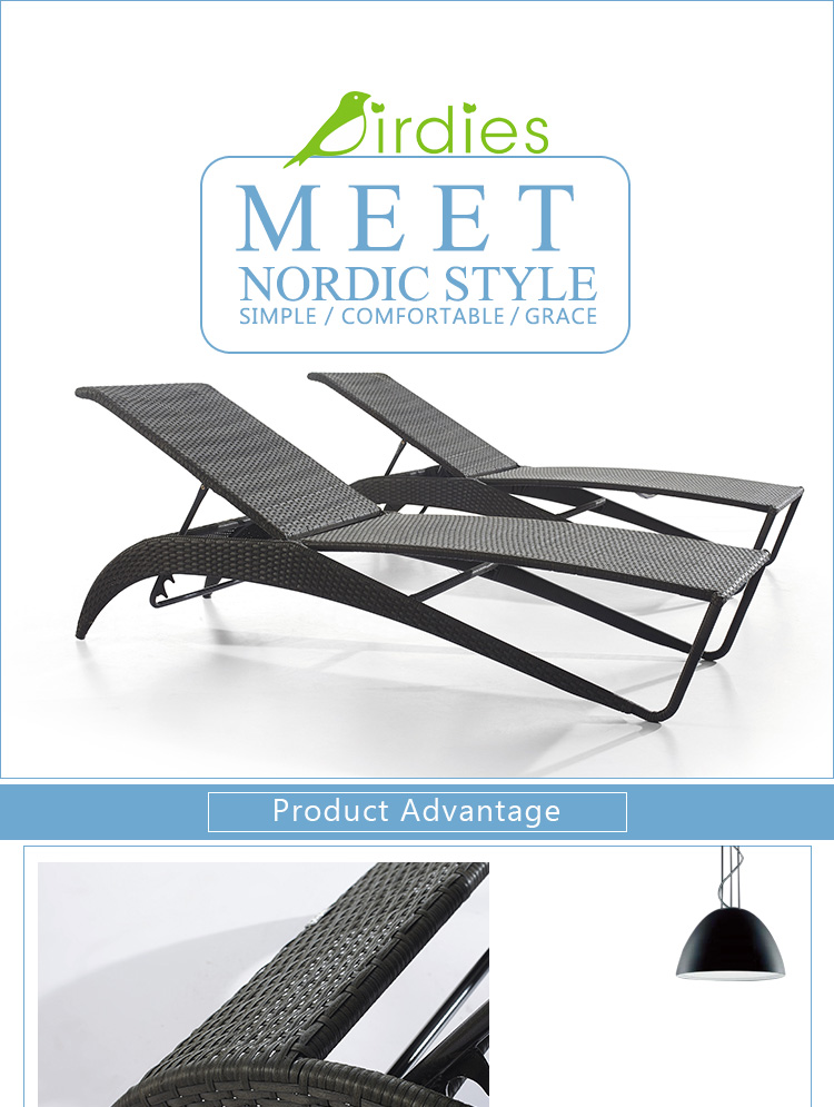 chaises longues de piscine