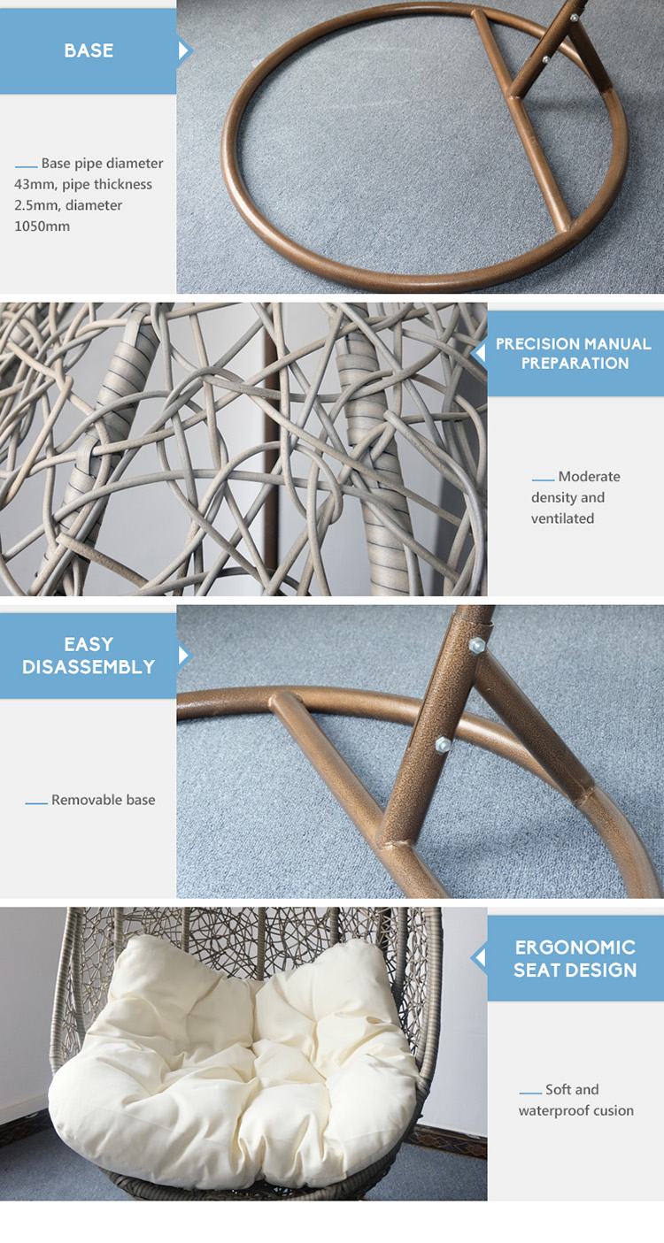 chaise d'oeuf en plein air