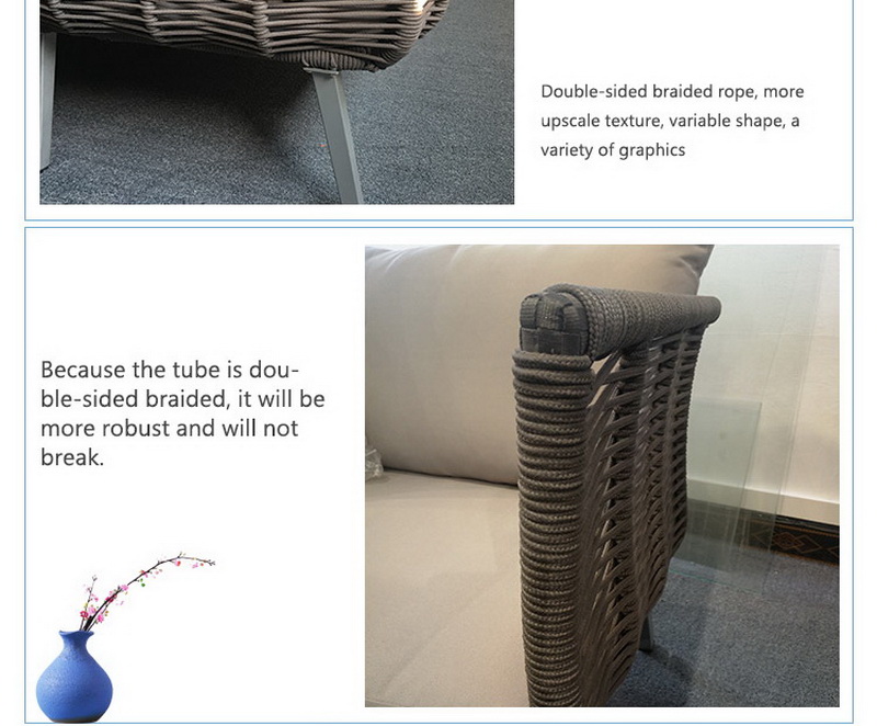 canap&eacute; en rotin