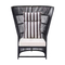 Ensemble de meubles de jardin canapé d'angle en rotin pour jardin